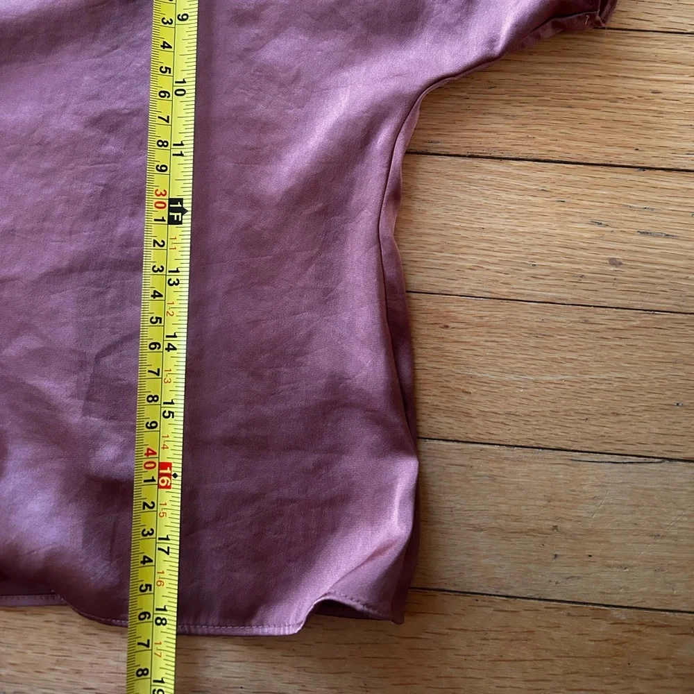 Wilfred Free tie front satin blouse sz S - Picture 10 of 10